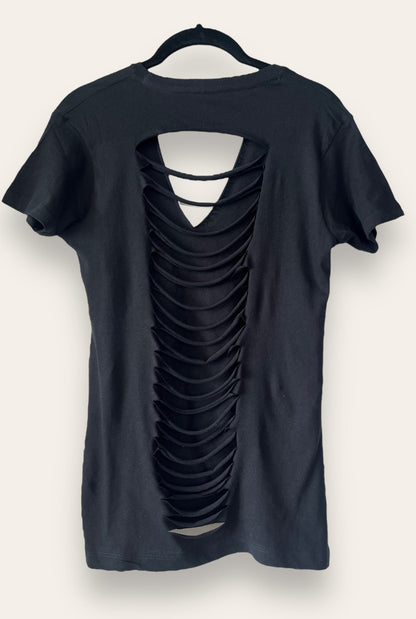 Wild & Free Slashed Distressed Vintage Festival Tee