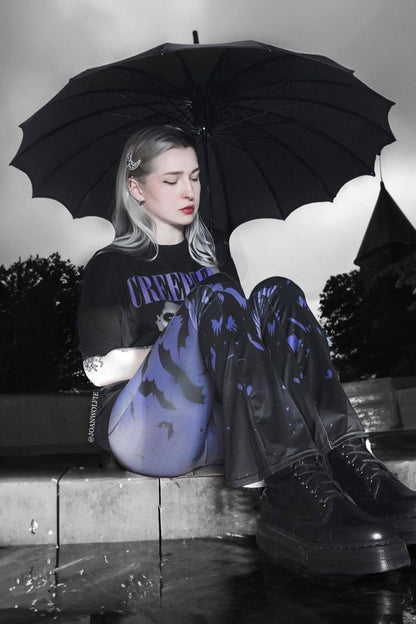 Batwing Pagoda Umbrella MIDNIGHT BLACK