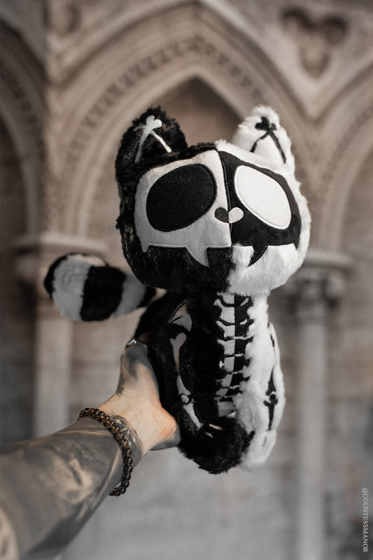 Splitzokitty Plush Toy Black and White Limited Edition
