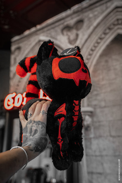 Skelekitty Plush Toy Red Bones Limited Edition