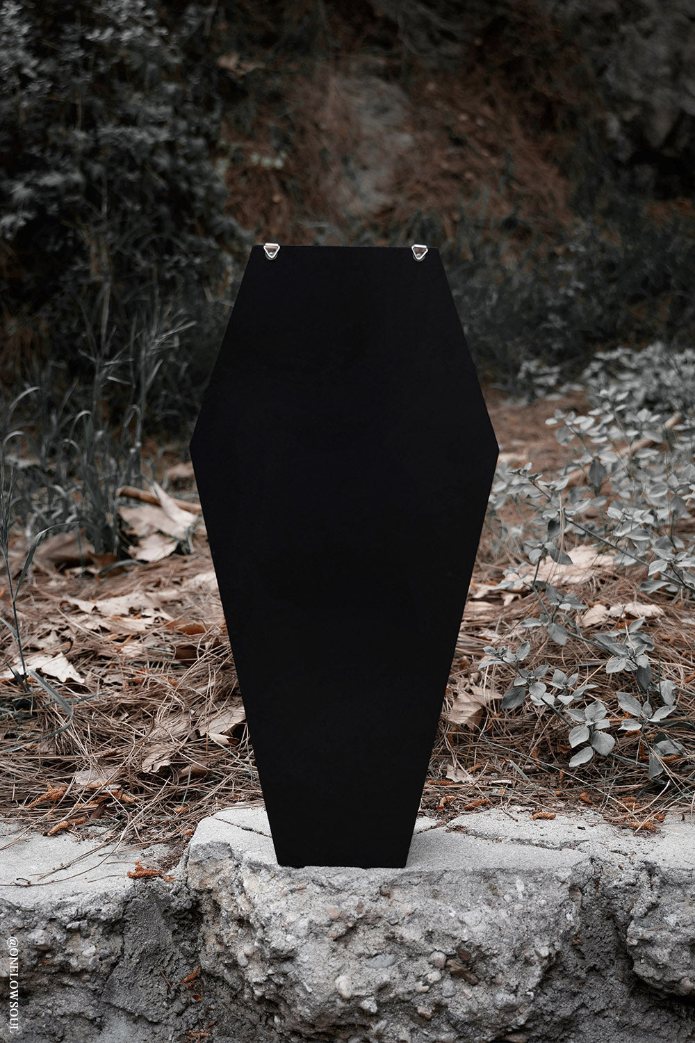 Deluxe Wood 20" Goth Coffin Shelf