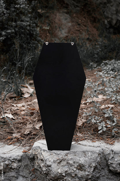 Deluxe Wood 20" Goth Coffin Shelf