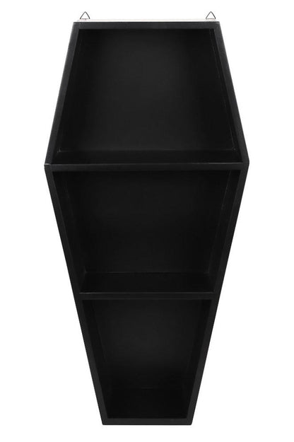Deluxe Wood 20" Goth Coffin Shelf