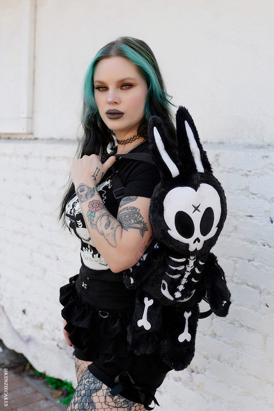 RIP Rabbit Plush Backpack