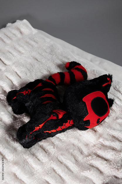 Skelekitty Plush Toy Red Bones Limited Edition