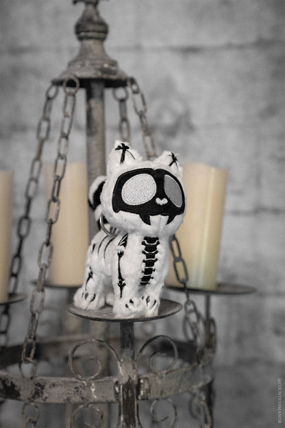 X-Ray Skelekitty Plush Keychain