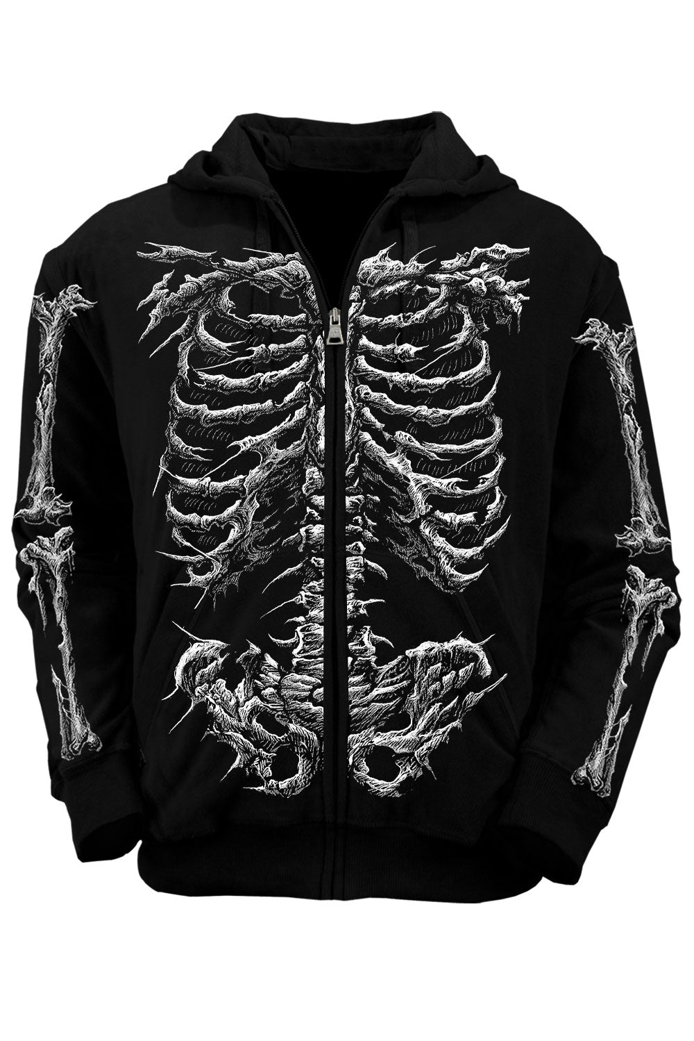 Dead Inside Skeleton Hoodie