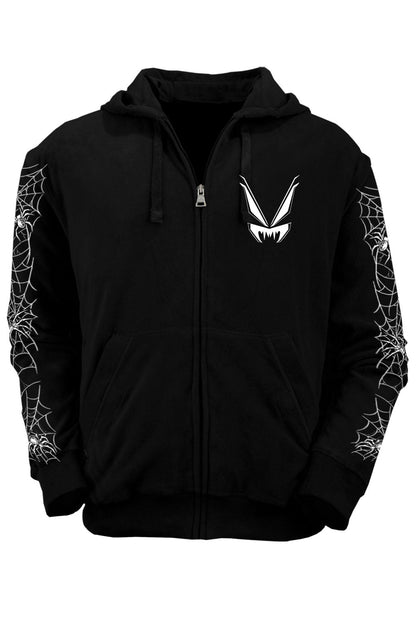 Death Spider Hoodie [Spiderweb Sleeves]