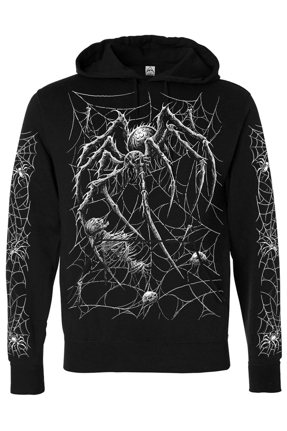Death Spider Hoodie [Spiderweb Sleeves]