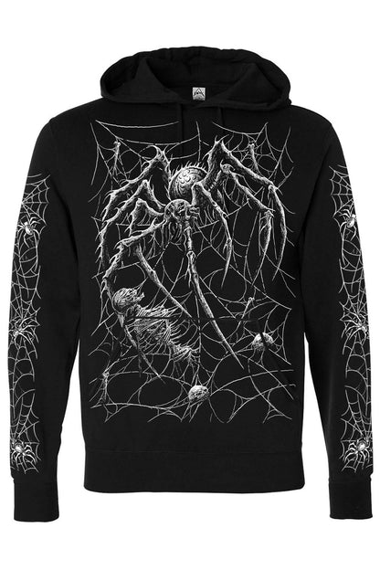 Death Spider Hoodie [Spiderweb Sleeves]