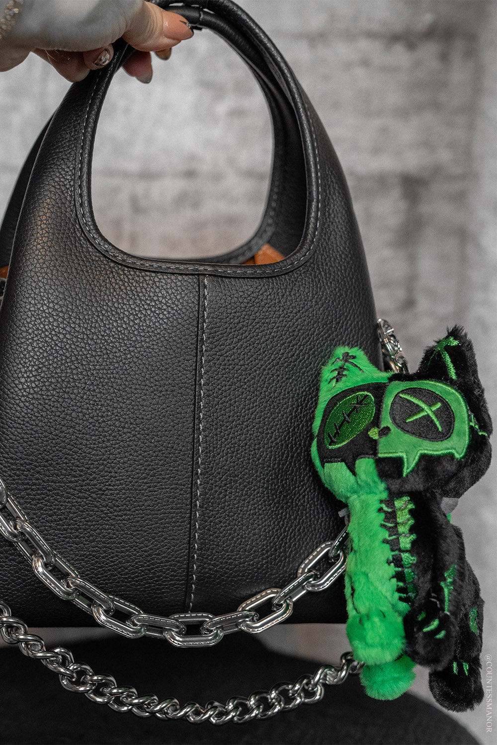 Frankenkitty Plush Keychain