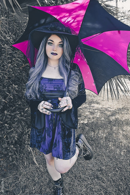 Funeral Procession Umbrella HOT PINK