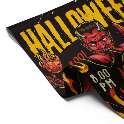 Halloween Devil Garden Flag
