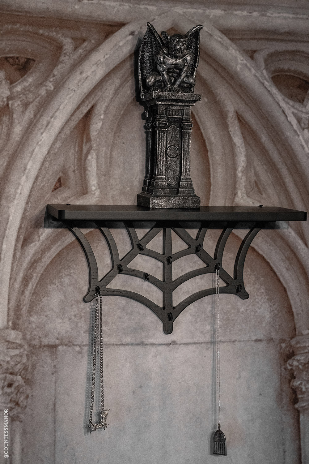 Spiderweb Jewelry Display Shelf
