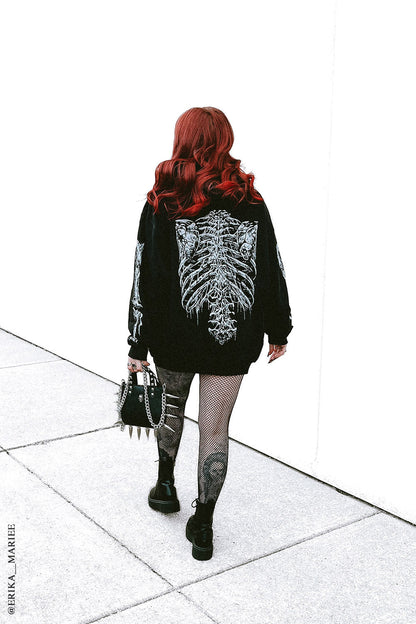 Dead Inside Skeleton Hoodie