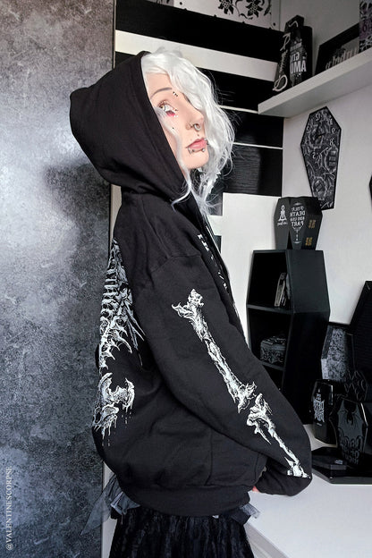 Dead Inside Skeleton Hoodie