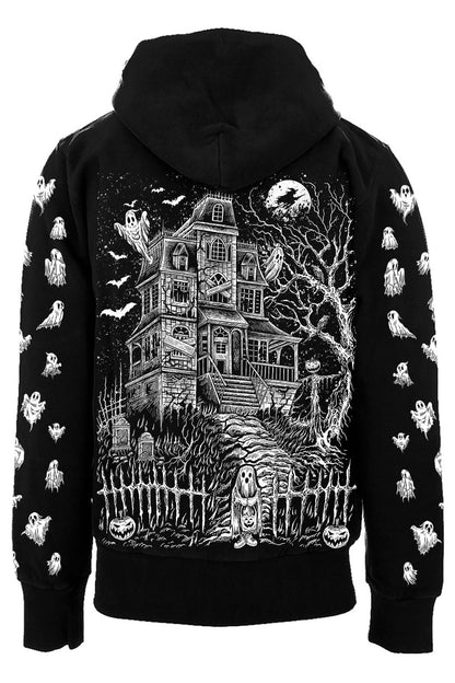 Haunted Mansion Hoodie [WHITE]