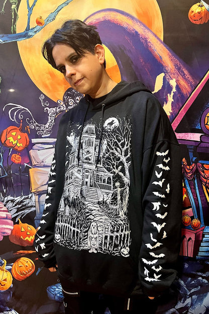 Haunted Mansion Hoodie [WHITE]