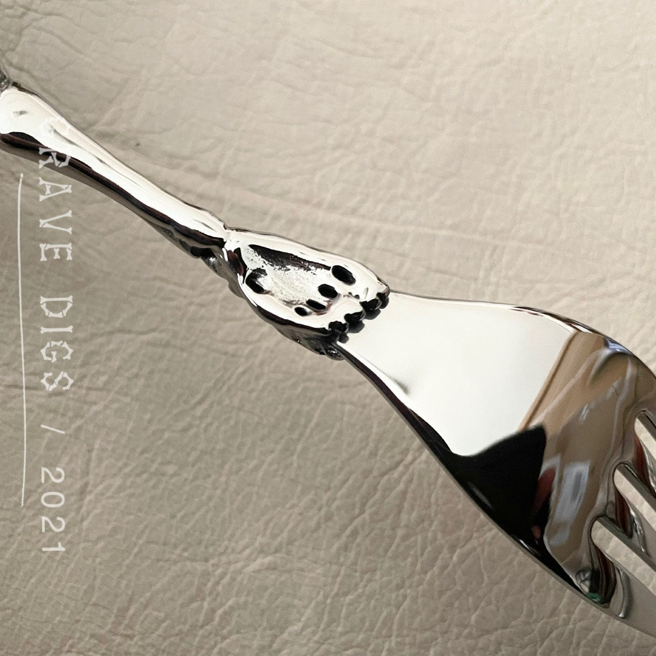 Skeleton Flatware Set | 1 Spoon + 1 Fork + 1 Knife Kitchen Tableware | Gothic Halloween Silverware
