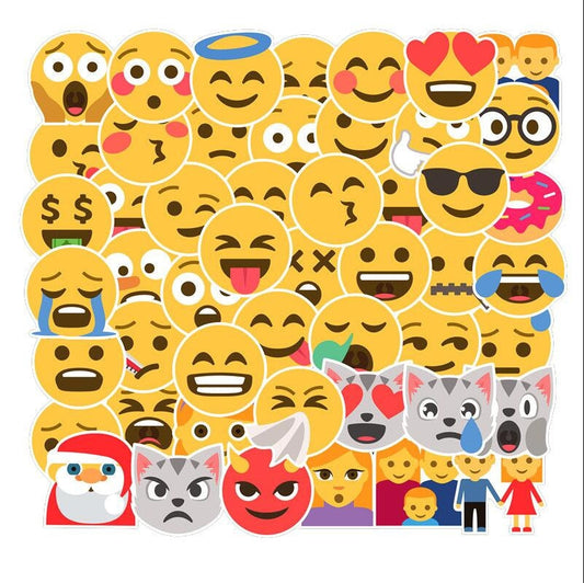 Big Emoji Stickers | 50pc Sticker Set
