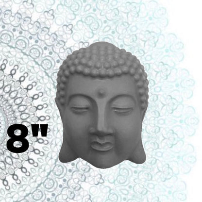 Buddha Head 8"