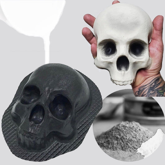 Skull 8" Mold