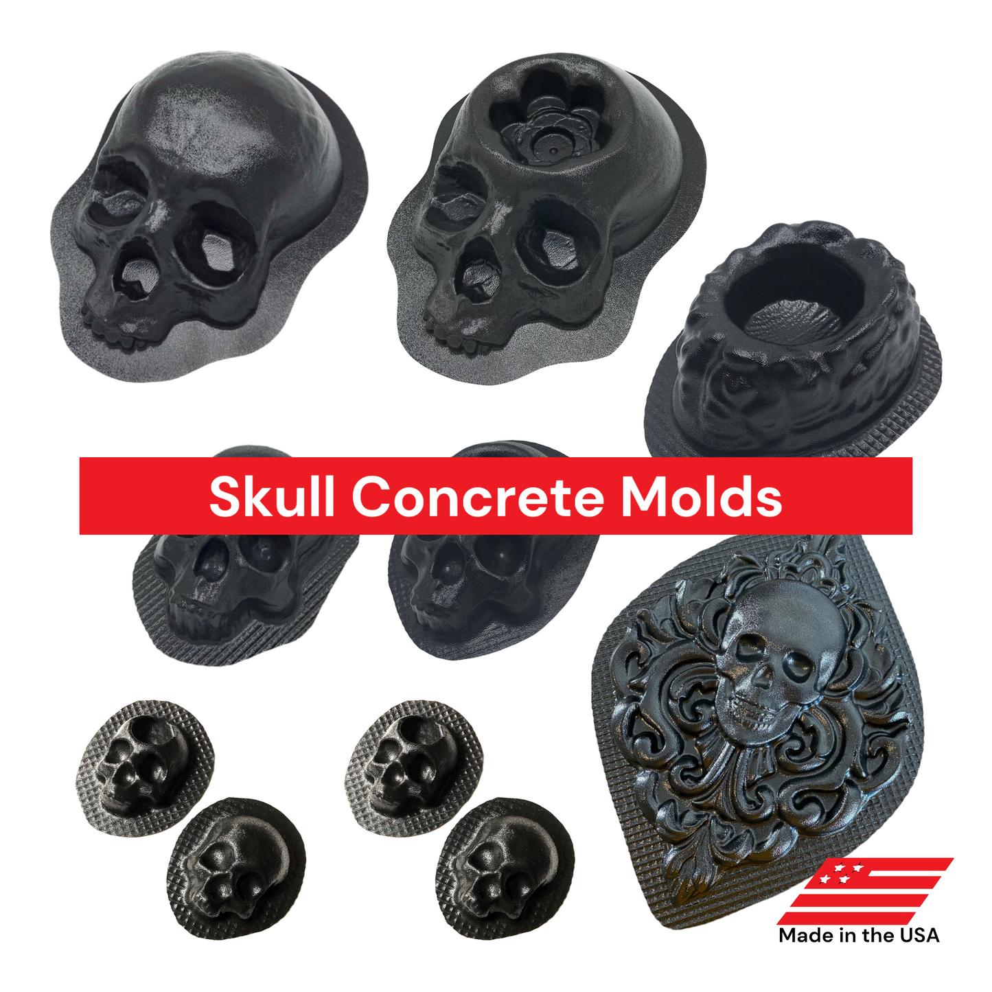 Skull Mold Collection 10pcs