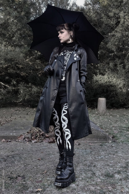 Wednesday Funeral Procession Umbrella BLACK