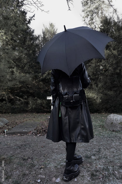 Wednesday Funeral Procession Umbrella BLACK