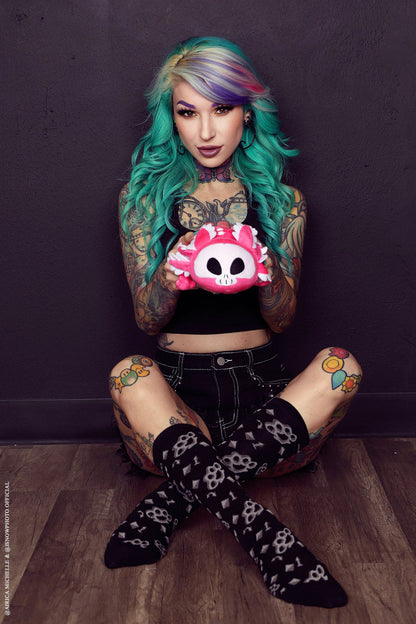 Pink Spooksalotl the Axolotl Plush Toy Limited Edition