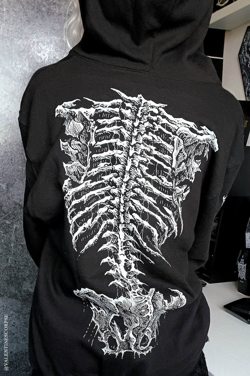 Dead Inside Skeleton Hoodie