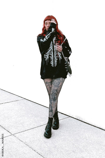 Dead Inside Skeleton Hoodie