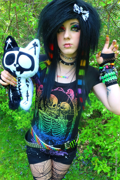 Splitzokitty Plush Toy Black and White Limited Edition