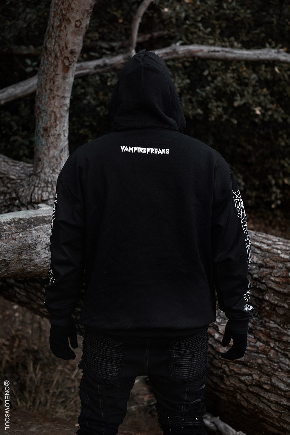 Death Spider Hoodie [Spiderweb Sleeves]