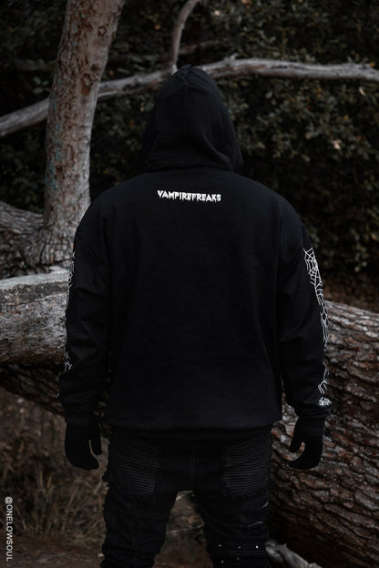 Death Spider Hoodie [Spiderweb Sleeves]